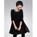 Women's Contrast Color A Line Mini Dress (More Colors)