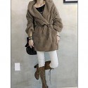 Maternity Plush Thickness Coat