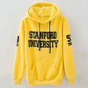 Women's Letter White / Yellow Hoodies , Casual Hooded Long Sleeve Women's Letter White / Yellow Hoodies , Casual Hooded Long Sleeve