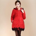 Maternity Long Down & Parka , Lace Cotton/Polyester
