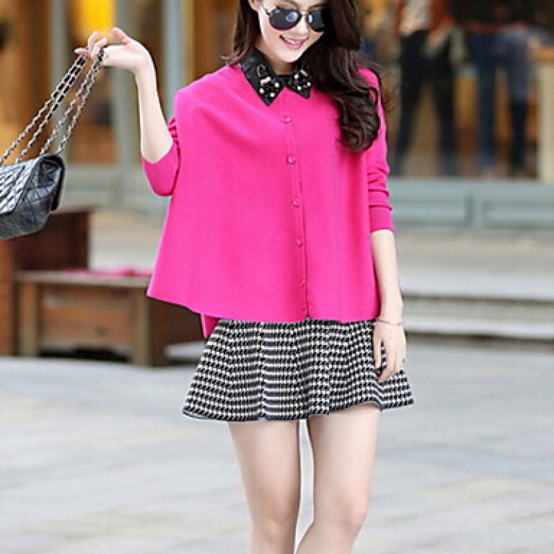 Maternity Long Coat , Casual/Work Long Sleeve Acrylic Maternity Long Coat , Casual/Work Long Sleeve Acrylic